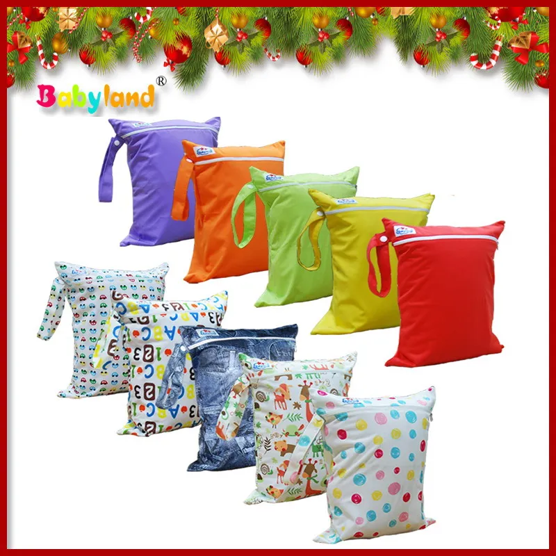 2016 New Christmas Gift Bags 10 pieces A lot Cloth Diaper Bags