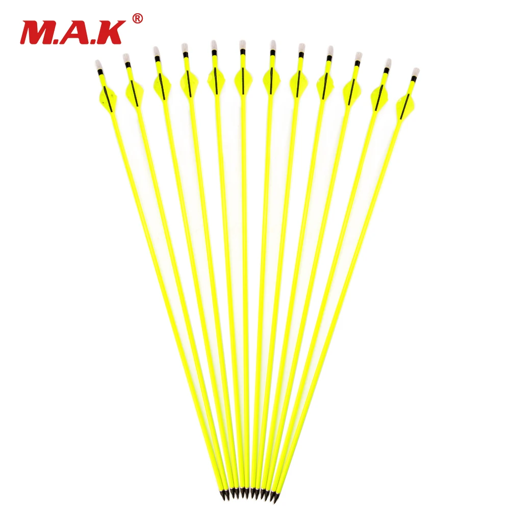 Online 6 12 24 stücke 30 zoll Mixed Carbon Pfeil Wirbelsäule 500 Leuchtstoff Grüne Welle für Verbindung Bogen Bogenschießen schießen