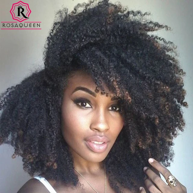 Aliexpress.com : Buy Afro Kinky Curly Clip In Human Hair