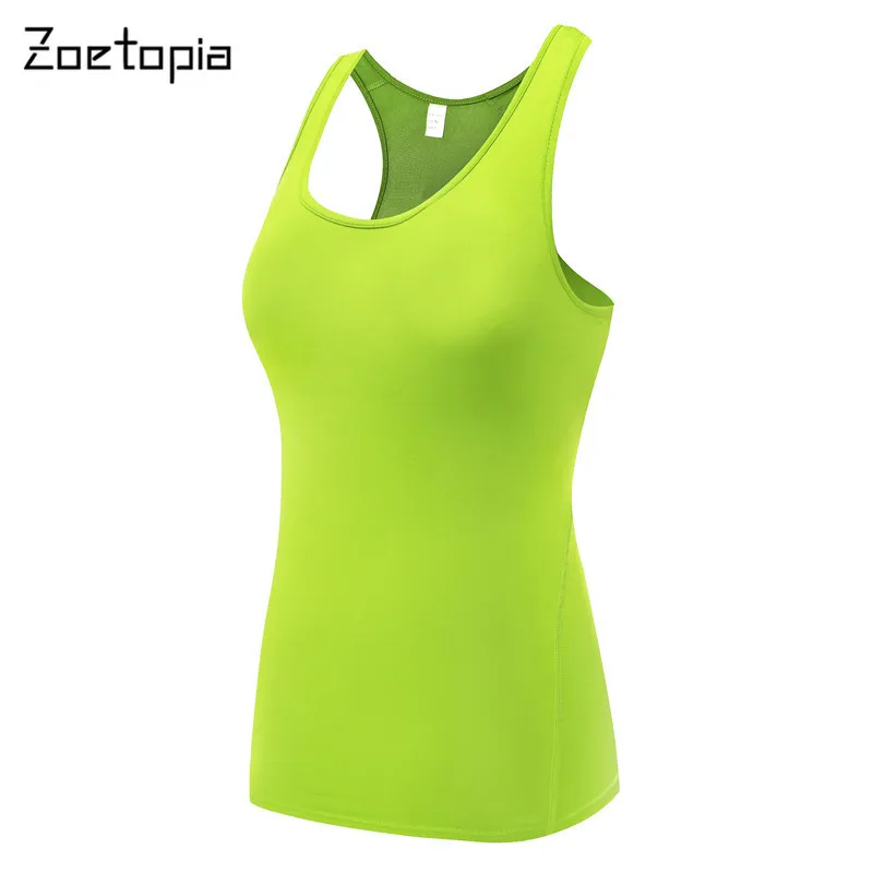 Женский спортивный жилет Professional Quick-drying fitness Tank Top Активные тренировки Yoga одежда футболка для тренировок и бега жилет - Цвет: Green