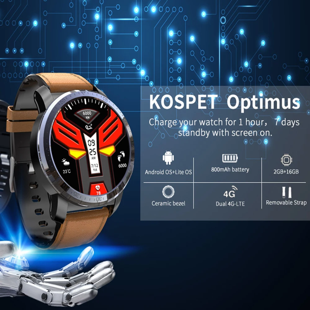 KOSPET Optimus 2GB 16GB 8.0MP 800mAh IP67
