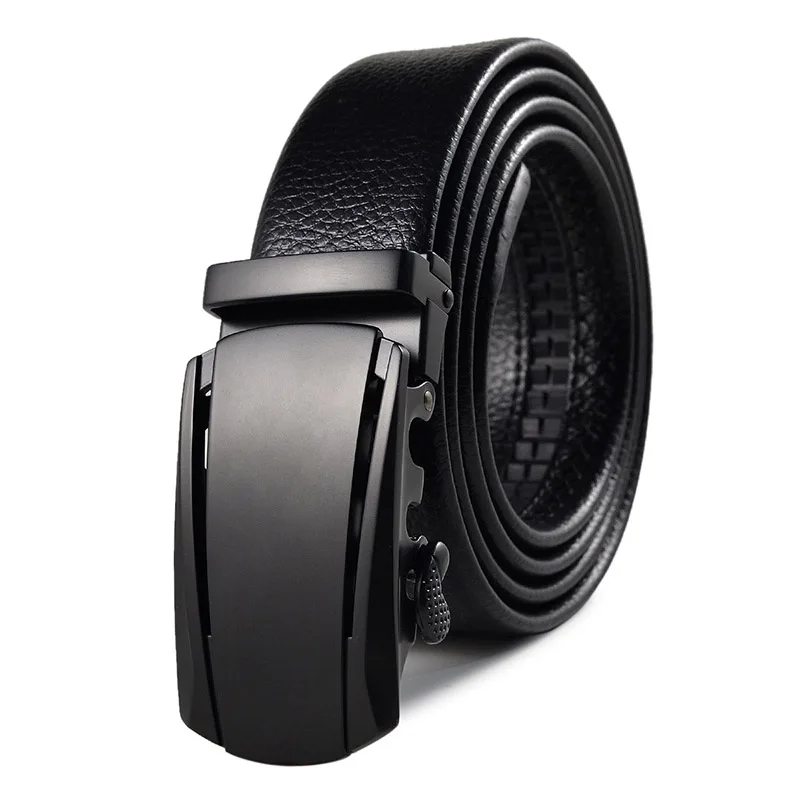 Fashion Brand Cowskin belt Genuine leather men alloy Luxury jaguar belt business 3.5cm belts for men - Цвет: C201