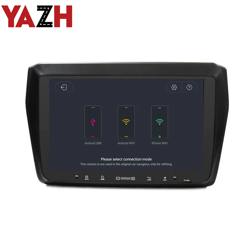 Perfect YAZH 1 Din DVD Player Android 9.0 Head Unit For Suzuki Swift 2017 Octa Core Auto Radio 9.0 inch HD IPS display GPS Multimedia 2
