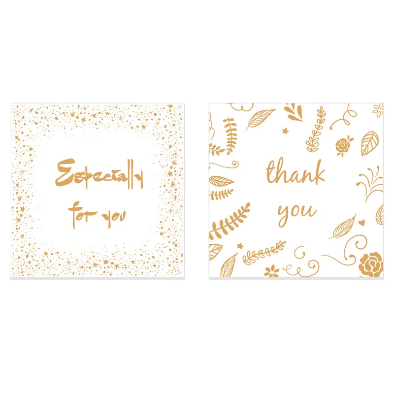  Printing Fold Greeting Card Gift Thank You Card with Envelope 6pcs/set for Festival Blessing Weddin - 33030551944