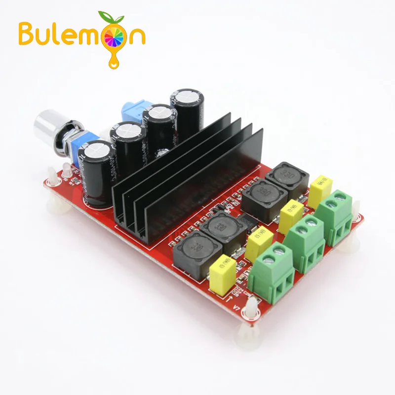 

2pcs/lot High Power Digital Amplifiers Board TDA3116D2 Two Channel Audio Amplifier Board 12-24V 100Wx2