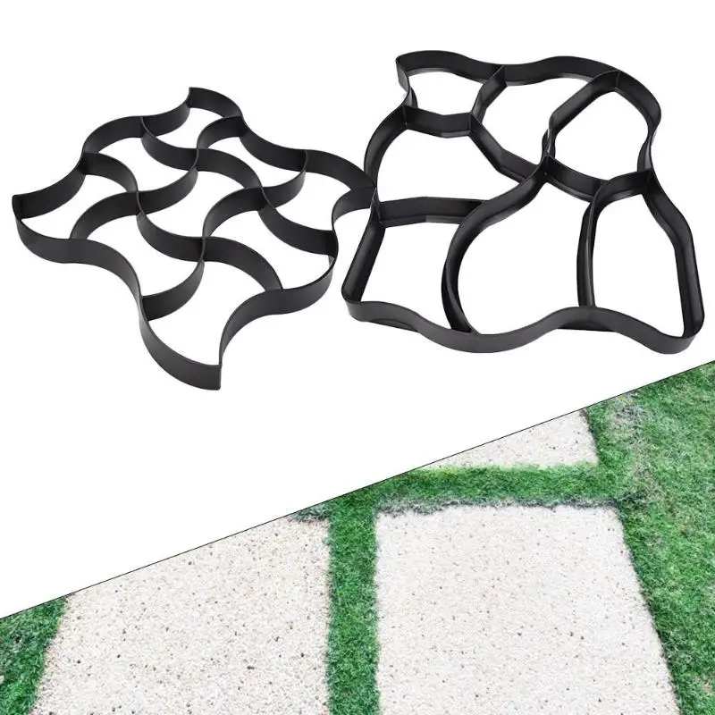

Garden Path Maker Paving Cement Mold Courtyard Road Concrete Pavement Mold