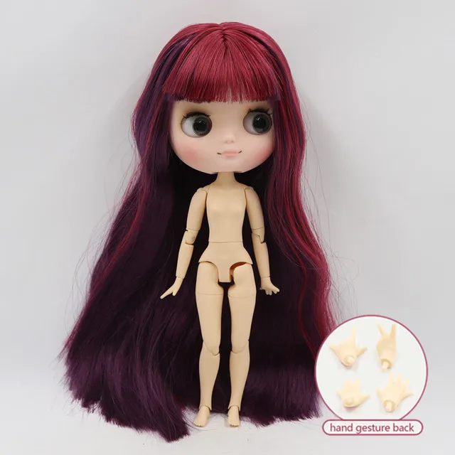 Кукла Middie blyth 20 см, шарнирное тело с жестом руки 1/8 bjd, модные куклы, фабричная Обнаженная - Цвет: -BL2436135