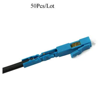

50 pcs Telecom Standard Field Assembly Optical Fiber LC Fast Connector for FTTH Solution