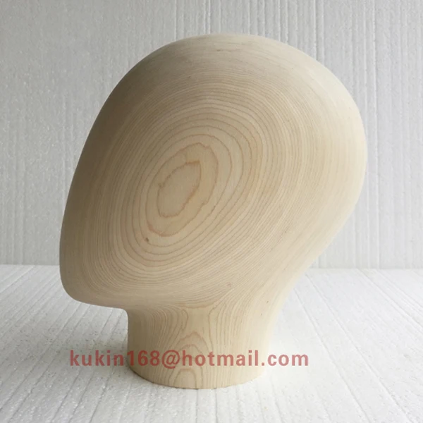

Wooden mannequin head