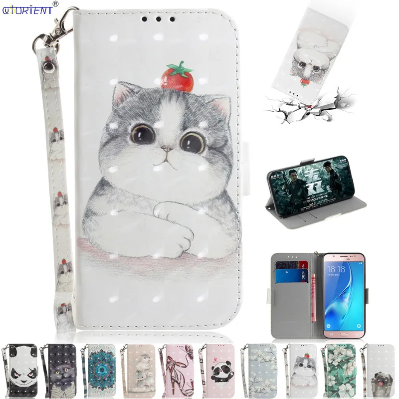

For Samsung Galaxy J5 2016 J56 Flip Leather Case J510 SM-J510F/DS SM-J510F/DS Stand Phone Bumper Cover SM J510F/DS J510FN/DS
