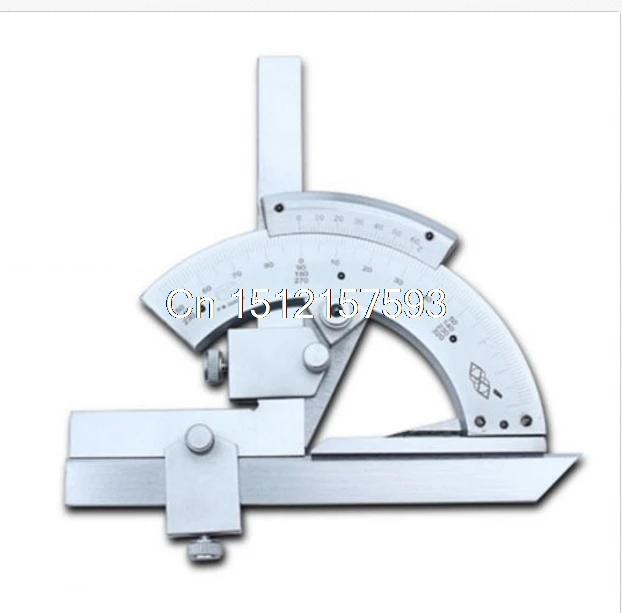 Universal Bevel Protractor 320 Degree Angular Dial Stainless Steel