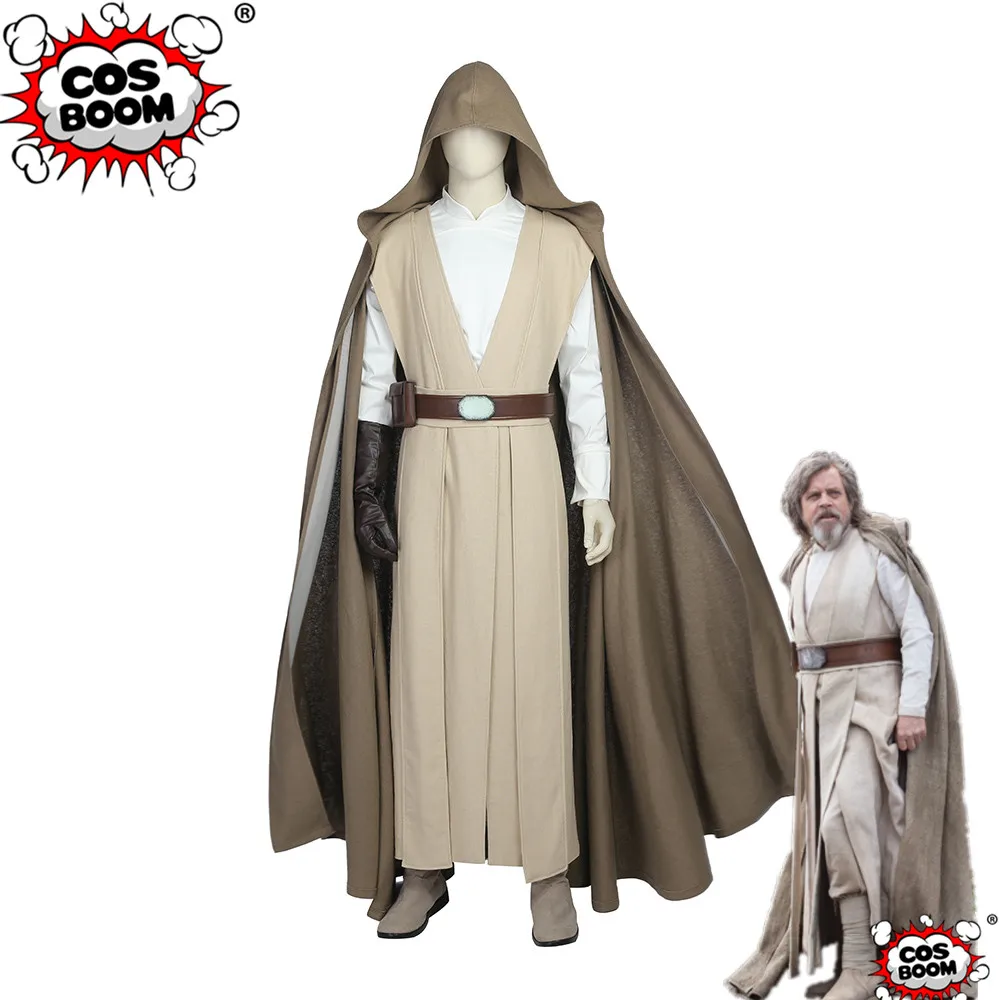 COSBOOM Star Wars Cosplay The Last Jedi Luke Skywalker Costume Adult