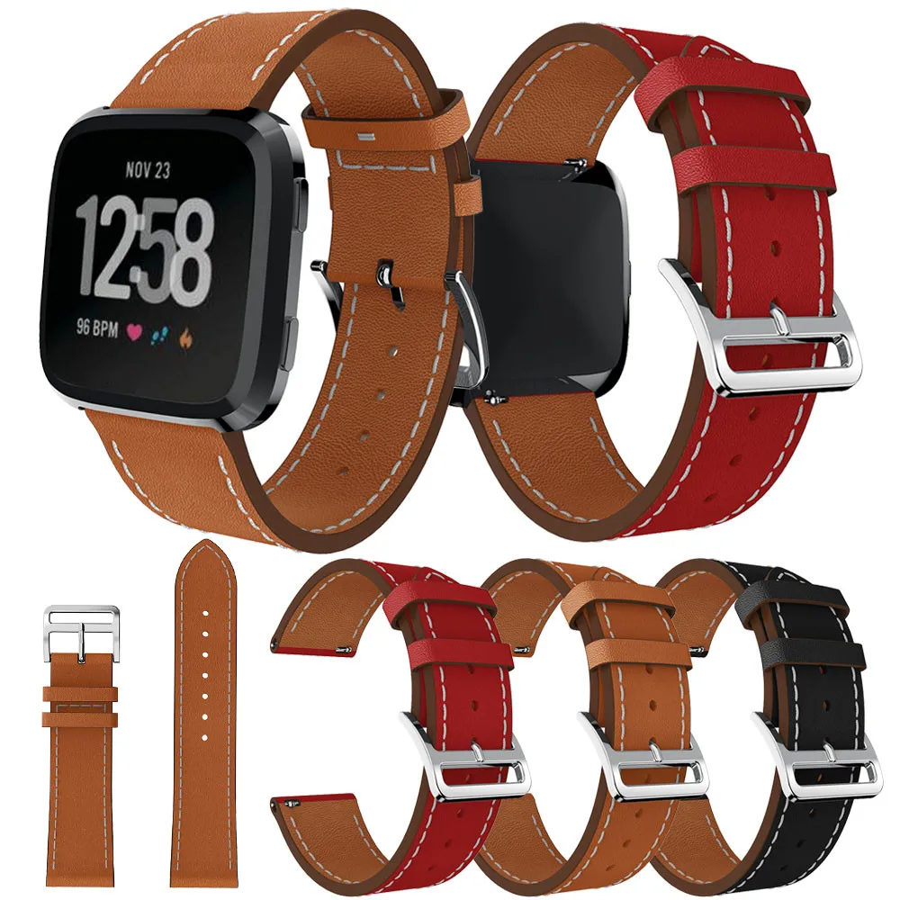 

HIPERDEAL Fashion 1Set New Leather Strap Replacement Band Tour Bracelet Watchband For Fitbit Versa Dropshipping Apr6