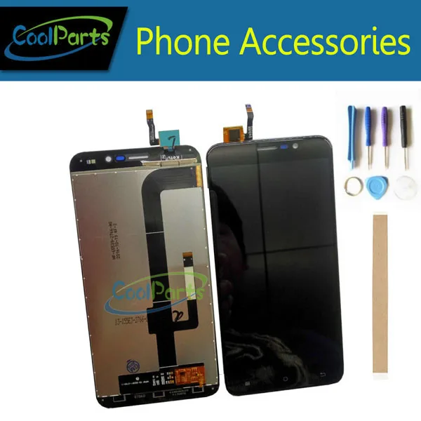 

Original Quality For Cubot Dinosaur LCD Display Screen With Touch Screen Digitizer Assembly Black White Gold With Tools Tape