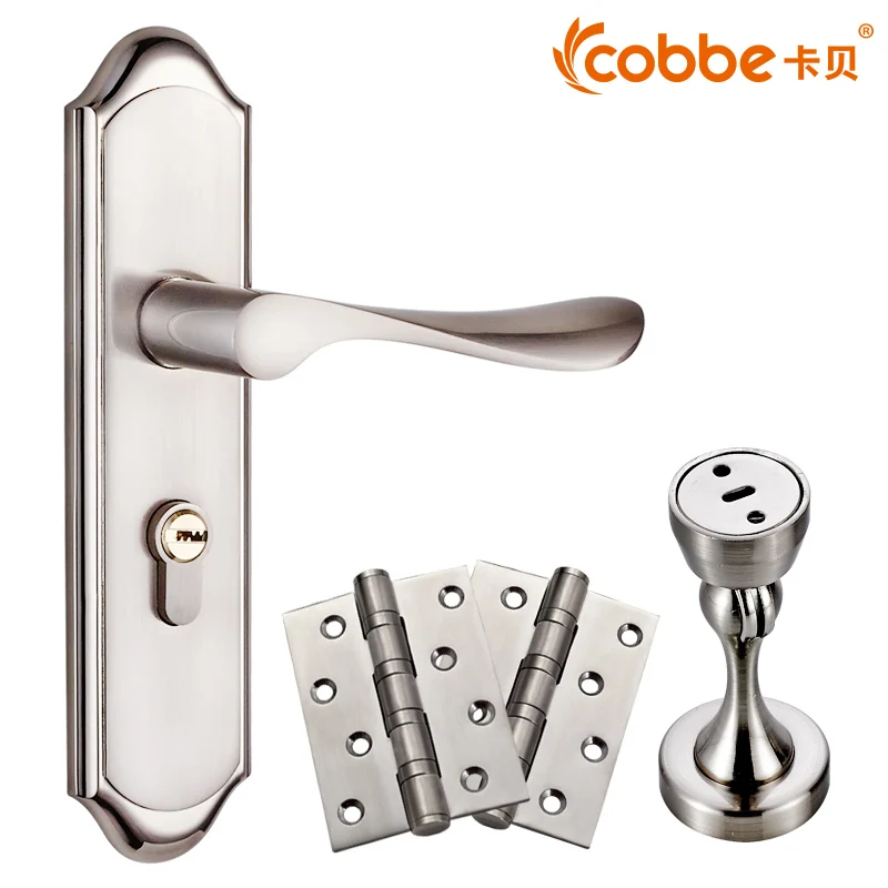 

Rarelock Christmas Supplies Handle Door Lock for Indoor Bedroom Bathroom Accessory 3 Color Home Security DIY c