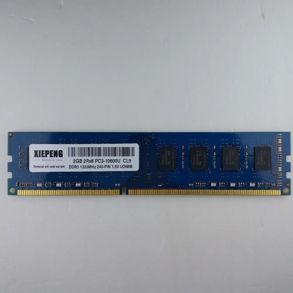 Настольных ПК памяти 8 Гб 2Rx8 PC3-10600 DDR3 1333 МГц 4096 МБ DDR3L 1600 PC3 12800 2GB 8500 1066 МГц Оперативная память 240-PIN небуферизованный NON-ECC DIMM