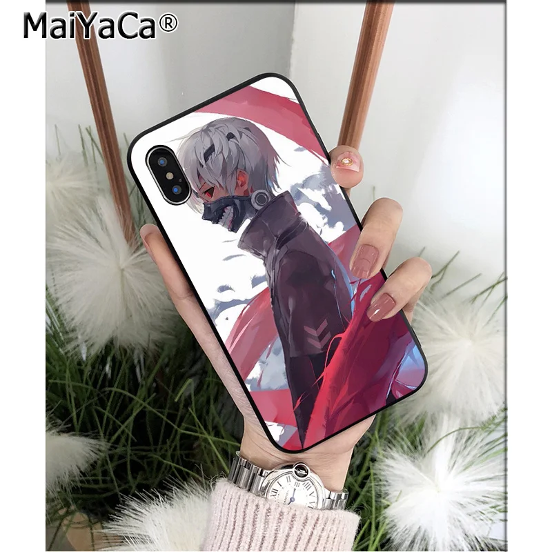 MaiYaCa Токийский Гуль kaneki Кен клиент высокое качество чехол для телефона для Apple iPhone 8 7 6 6S Plus X XS MAX 5 5S SE XR чехол