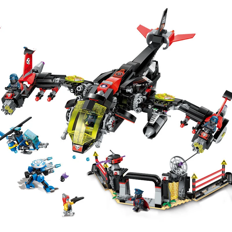 

1001pcs Children's educational building blocks toy Compatible Legoingly city technic fighter DIY figures Bricks best gifts