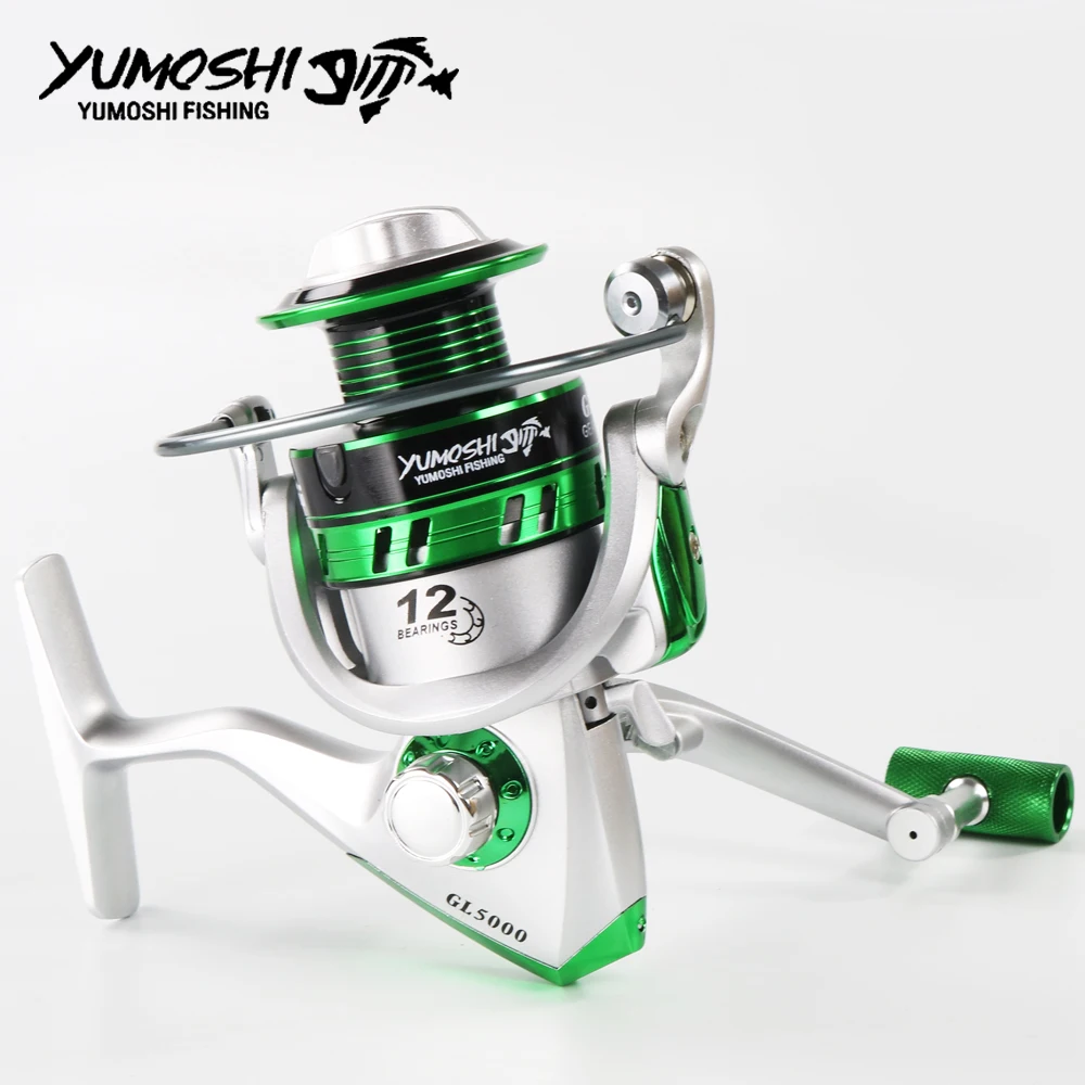 Рыболовная катушка Yumoshi для ловли карпа 12BB соотношение 5 5: 1 больших