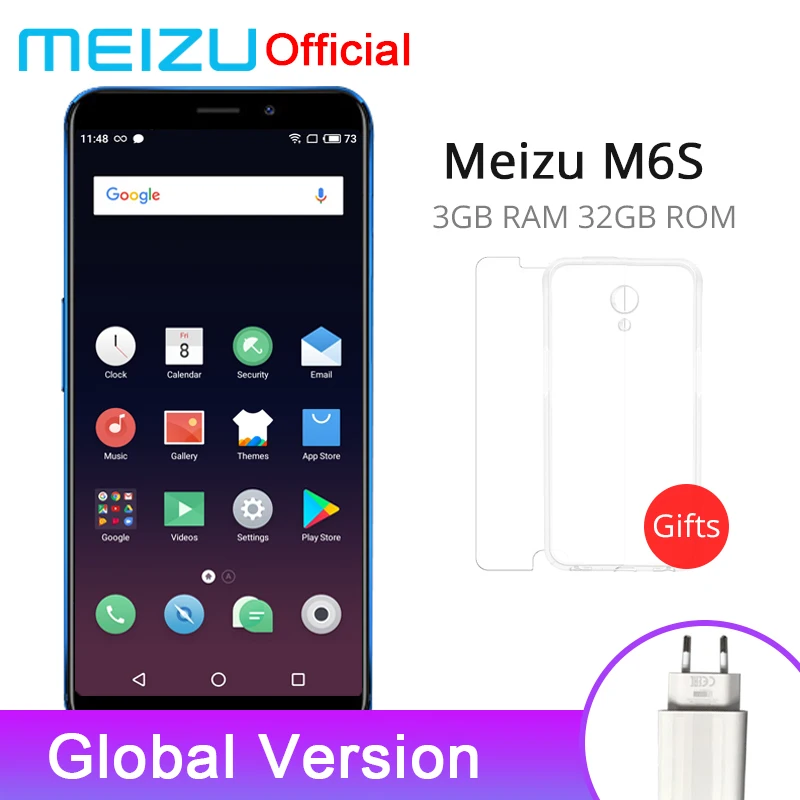 Официальная глобальная версия Meizu M6s 3 ГБ оперативная память 32 Встроенная