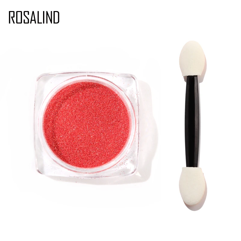 ROSALIND 1 шт конфетный Блестящий Порошок для дизайна маникюра долговечный дизайн