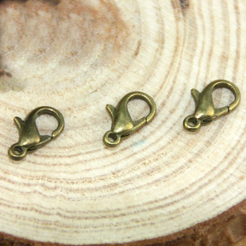 Antique bronze Lobster Clasps swivel clasp hooks Trigger chains