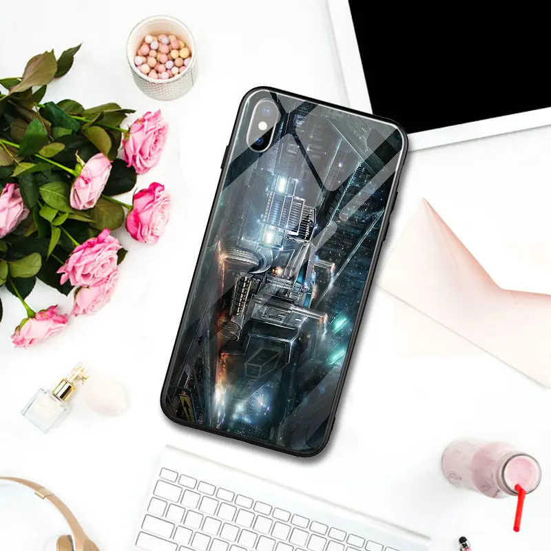 Чехлы для телефонов из закаленного стекла чехол для iPhone 5 5S SE X XR XS Max 10 8 7 Plus 6 6S Plus Coque сумки супер крутой тяжелый грузовик автомобиль - Цвет: Picture 7