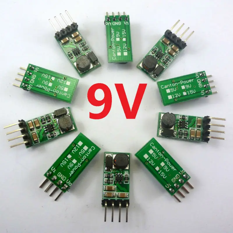 

step up boost Breadboard Power Supply DC-DC 3.7V 5V to 9V converter module For UNO Raspberry Pi MCU Relay LED Diy 10Pcs