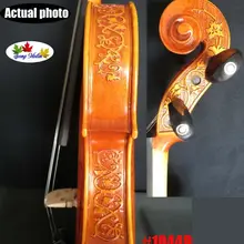Strad SONG бренд maestro 4/4 скрипка, резная шея, ребра, большой и богатый звук#10449