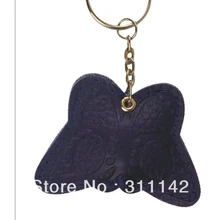 Акция подарок Бабочка LED Кожаный Брелок Кисточкой кожаный брелок животных