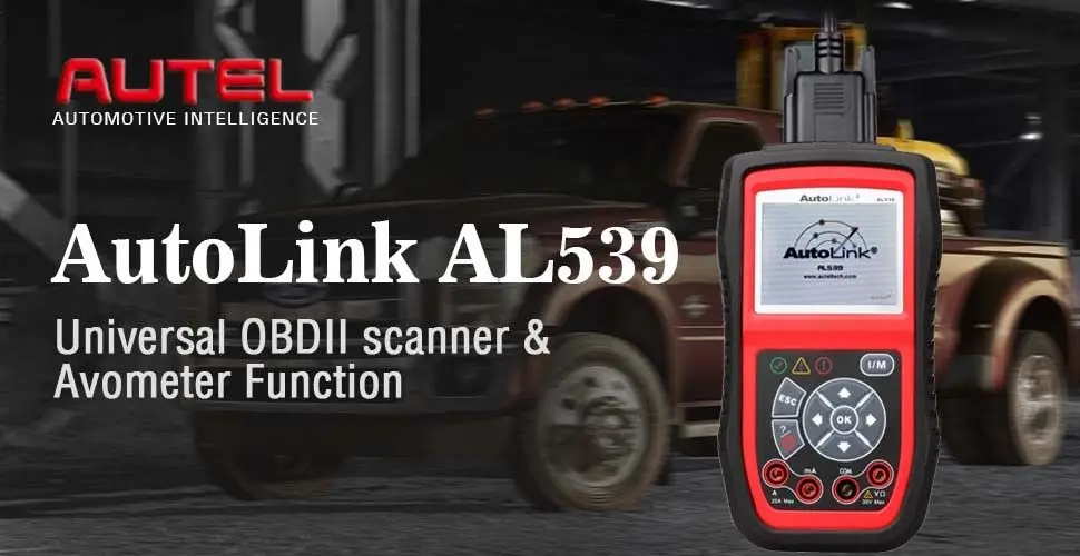 Autel AL539 OBDII считыватель кодов OBD Автомобильный сканер Электрический тестер AL 539 12V autel AL539B AVO измеритель батареи диагностический инструмент