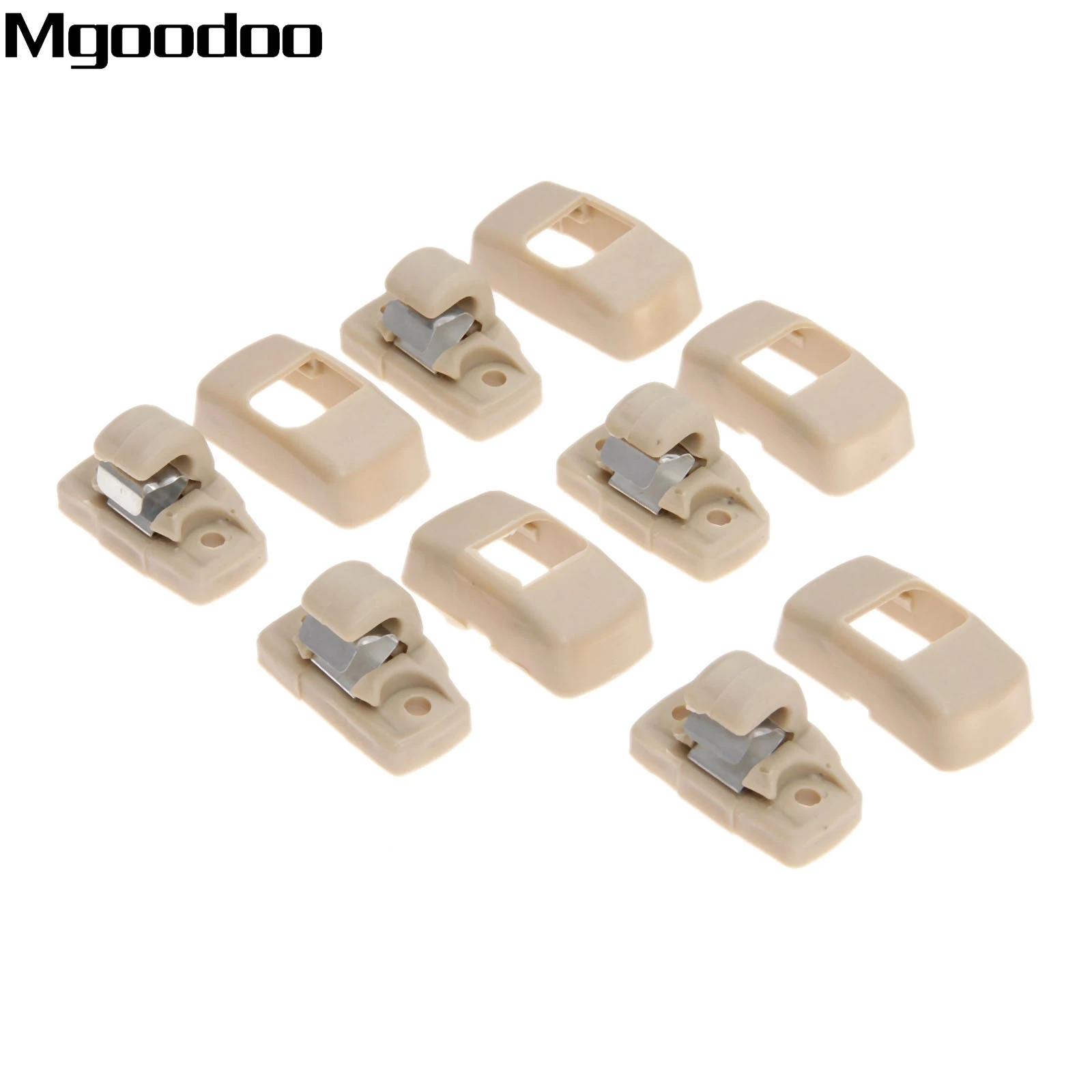 5Pc Muslimah Sun Visor Hook Clip Sun-Shading Board Staffa Supporto Per Gancio Per Audi Volkswagen Vw Passat B5 Polo Golf 4 Beige