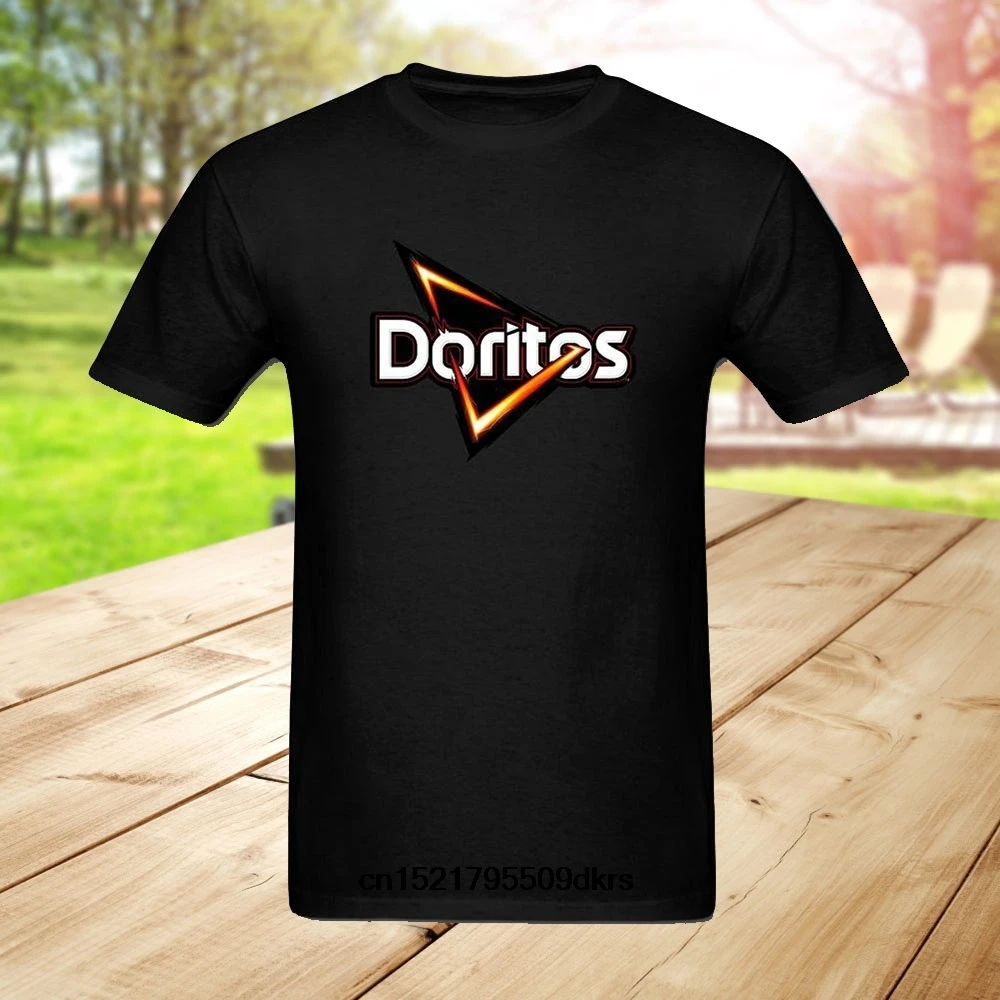 

Men T shirt Doritos Logo S Colorname Short Sleeve funny t-shirt novelty tshirt women