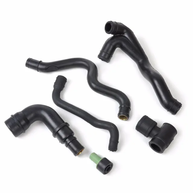 DWCX 035103245G 06A103213AF 6pcs Engine Crankcase Breather Vent Hose
