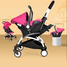 Детские Автомобили Сиденья Bebe Коляска 4 В 1 Складной Зонт новая Коляска Багги Младенцев в Колыбели Стул Младенцев Безопасное Сиденье легкий