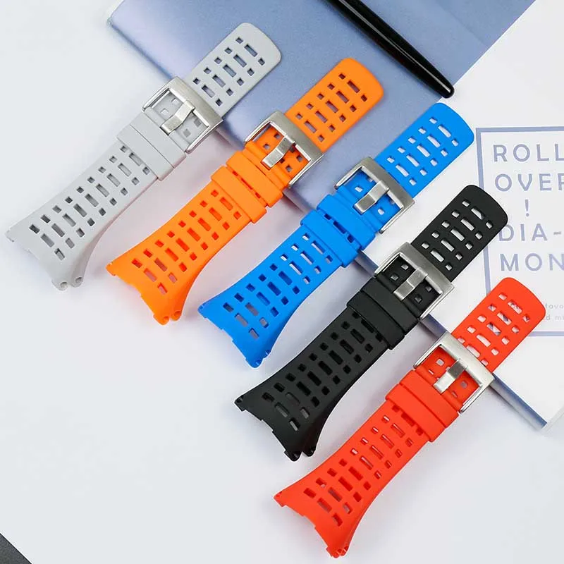 

Men's Watch Accessories Rubber Strap for Suunto ambit 1 2 3R 2 S 3 pico Watch Silicone Strap Waterproof Ladies Strap