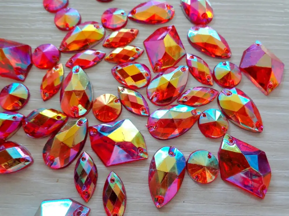 300 шт. разноцветные акриловые бусины разных цветов|bead curtain|rhinestone beadrhinestone round beads |
