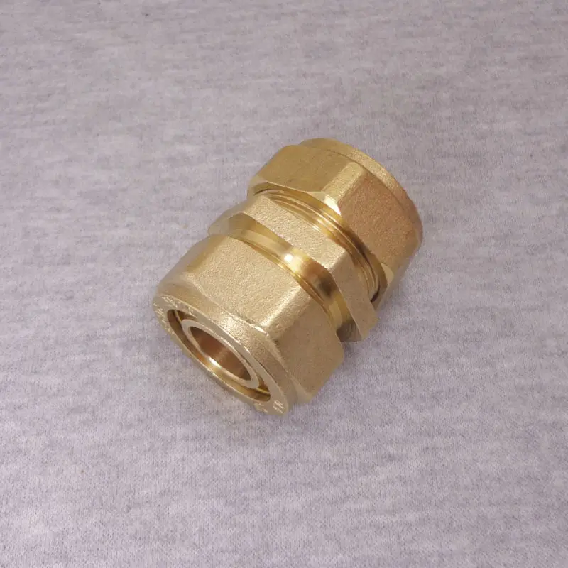 Compression Fitting Nipple for PEX Pipe, PPR Pipe S1216 to S1216 Nipple