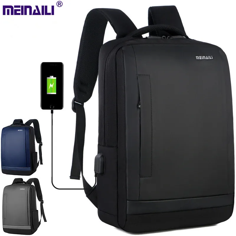

Multi-functional Men Business Backpack Large Capacity Water-poorf Travel Bag New Fashion with USB Charging Male Laptop Backpack