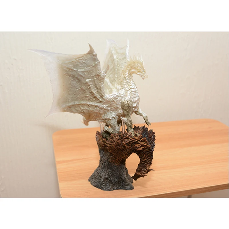 3 Colors Original Japan Monster Hunter Ksardaora Kushala Daora Creators Model  White Rusted Style Action Figure Toy 32cm Height