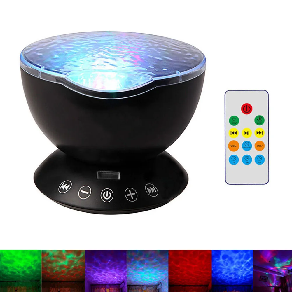 

Home Night Light Projector Lamp 7 Color Light Modes Remote Control for Kids Adults Bedroom Decor 88 WWO66