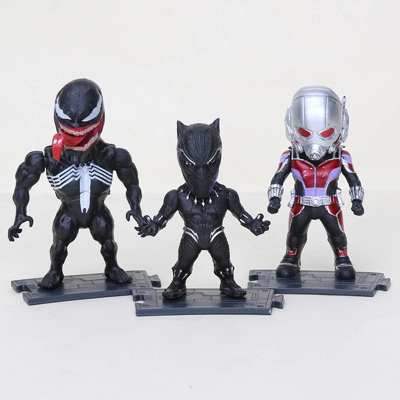 8 шт./компл. 8-11 см Marvel игрушки Мстители завершающей ПВХ фигурки "Человек-паук" Ronin с принтом «Железный человек», «Капитан Америка» Marvel танос комплект одежды с принтом из фильма «Человек-Муравей», модель куклы