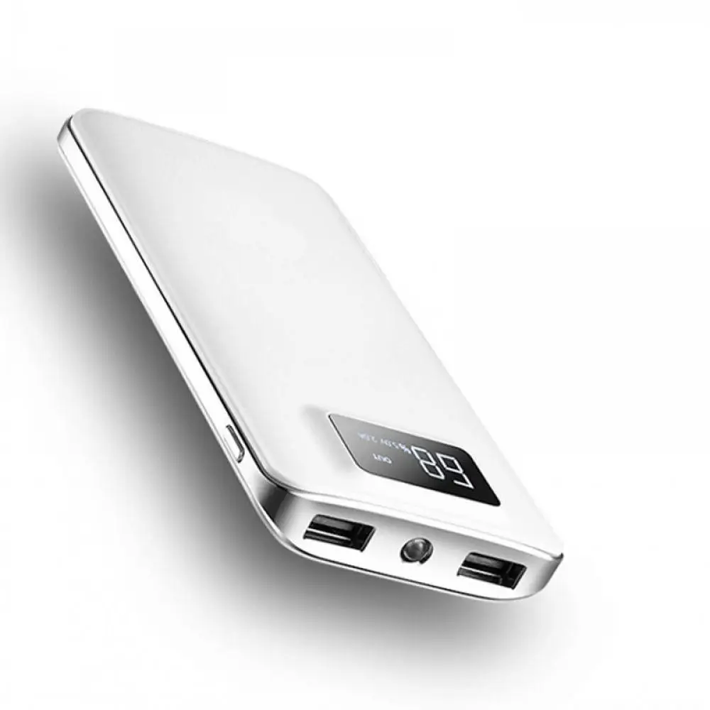 

30000mAh Power Bank External Battery LCD Screen Display Portable powerbank Dual USB poverPhone Charger For iPhone xiaomi huawei