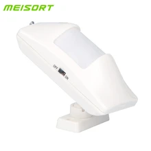 2pcs Lot Meisort 433MHz Intelligent Wireless Infrared detector PIR Motion Sensor Detector For GSM PSTN Home