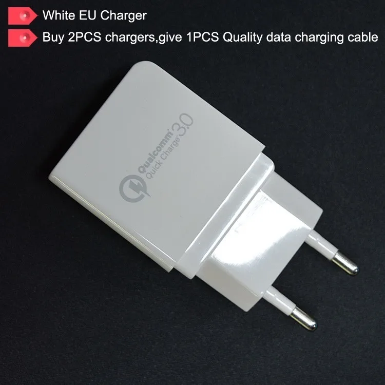 White EU PLUG Sonovo телефон Зарядное устройство Quick Charge 3.0 5V2A/9V2A/12 В 18 Вт Универсальный USB Зарядное устройство QC3.0/2.0 fast Travel для Samsung LG Xiaomi Huawei - Тип штекера: White EU PLUG
