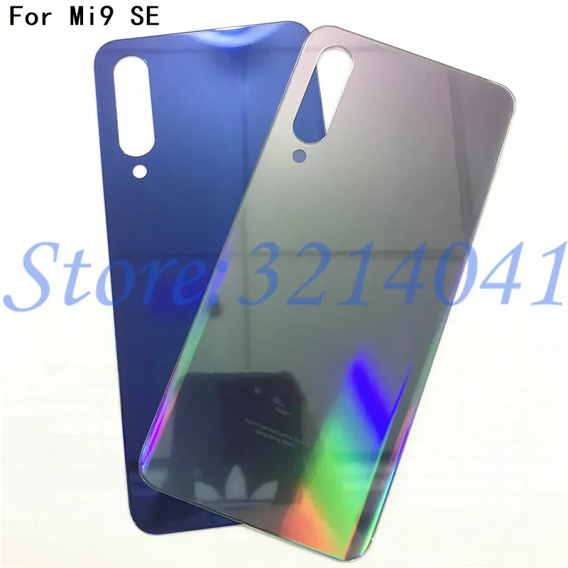 

100% Original Glass Battery Cover For Xiaomi Mi 9 SE Back Glass Panel Battery Cover For Mi9 SE Rear Door Case Housing+Sticker