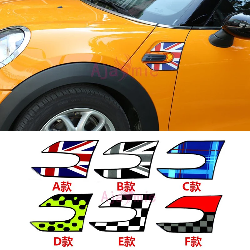 

For BMW Mini Cooper F56 F55 Side Lamp Light Cover Drop Rubber 3D Car Sticker Cover Scratch Protector Auto Styling Accessories