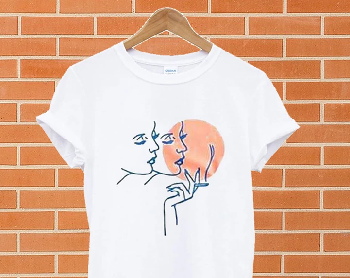 

Summer funny print men tshirt women Nevermade Gemini T shirt