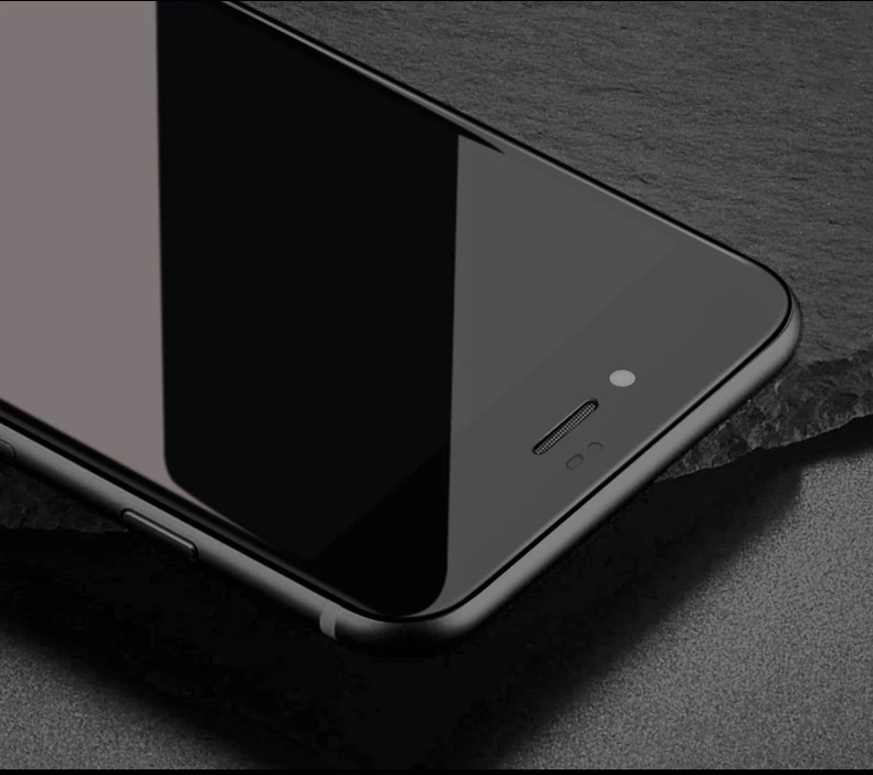 TOMKAS Glass For iPhone 7 8 Screen Protectors 4D Round Curved Edge Full Cover Protective For iPhone 7 8 Plus Tempered Glass