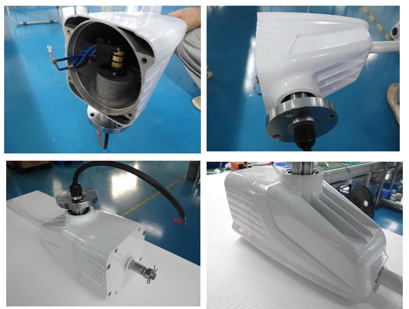 Gerador de Turbina Eólica para Uso Doméstico para o Barco Trifásico 1000 w 48 v ac 4 de turbina eólica para uso doméstico para o Barco